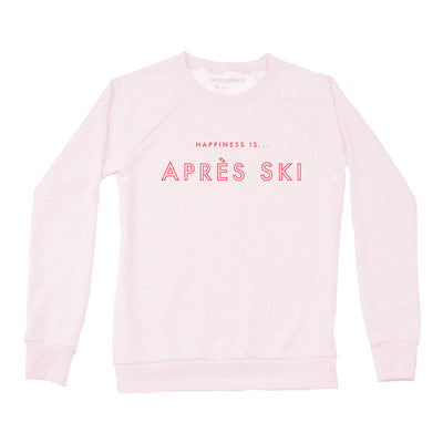 Women's Apres Crew Sweatshirt, Ballet Pink-0