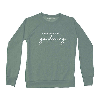 Women's Gardening Crew Sweatshirt, Sage-0