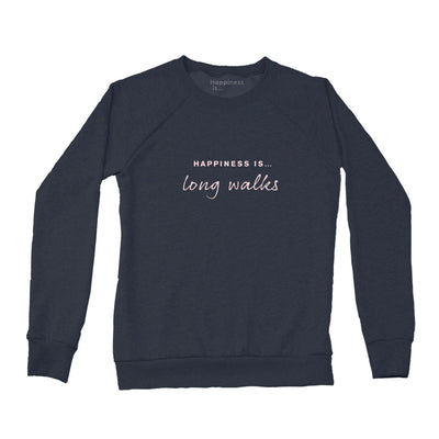 Women's Long Walks Crew Sweatshirt, True Navy-0