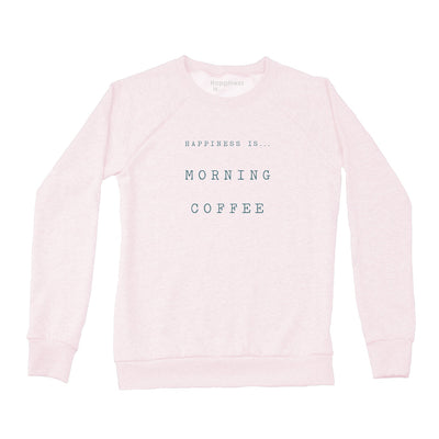 Women's Coffee Crew Sweatshirt, Ballet Pink-0